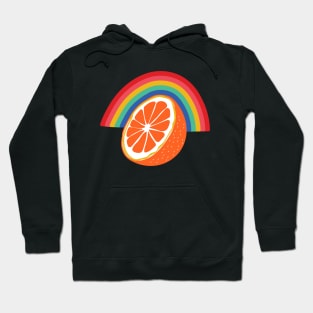 Rainbow Orange Fruit Hoodie